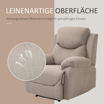 Fauteuil – Loungestoel – Relaxstoel – Zitfauteuil – Leunstoel – Compact Formaat – Duurzaam MDF Frame met Stofbekleding