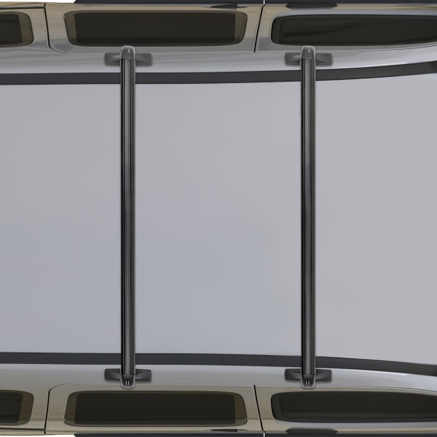 Dakdrager Auto – Dakkoffer Dragers – Dakrekken – Roof Bars – Crossbars – Zwaar Aluminium – No-Drill Installatie – 330 kg Draagvermogen – Zwart Aerodynamisch