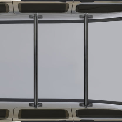 Dakdrager Auto – Dakkoffer Dragers – Dakrekken – Roof Bars – Crossbars – Zwaar Aluminium – No-Drill Installatie – 330 kg Draagvermogen – Zwart Aerodynamisch