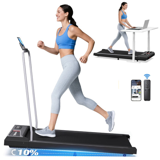 Loopband – Wandelband – Walking Pad – Treadmill – Wandelmachine – Inklapbaar – 10% Hellingshoek – Max. 120 kg Belastbaar