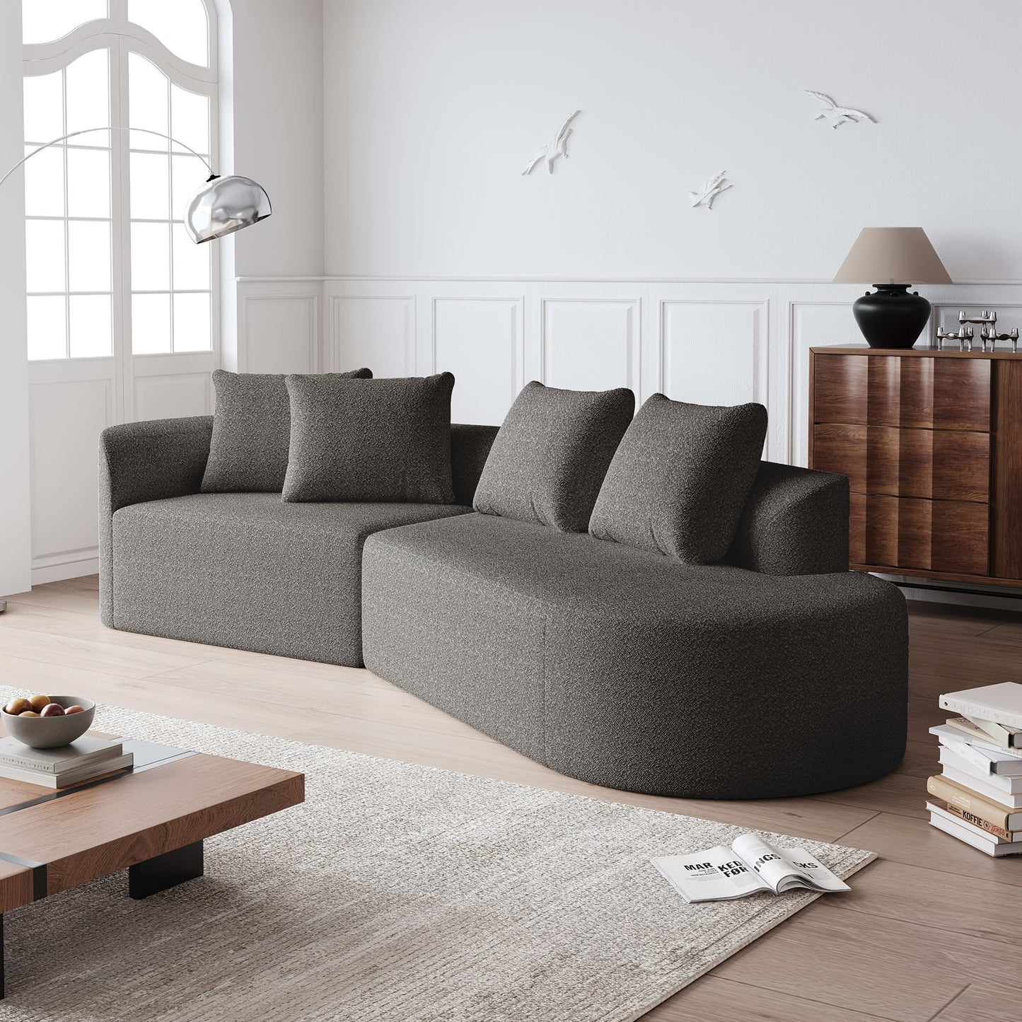 Kattenbak Kast – Kattenbak Meubel – Kattenbak Opbergkast – Kattenbakkast Modern – Kattenbak Kast Bamboe – Geurvrij Dankzij Geperforeerde Deur – Ruimtebesparend en Gebruiksklaar zonder Montage
