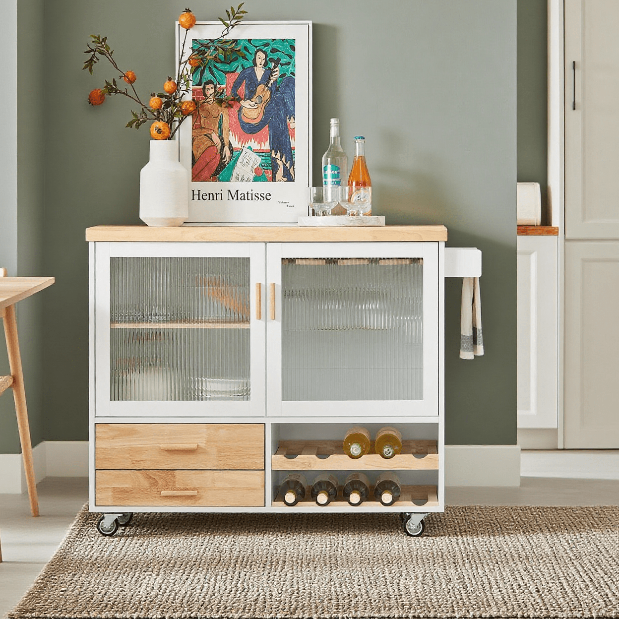 Kas – Kweekkas – Tuinkas – Groentetent – Plantentunnel – 12 m² – UV-bestendig PE 140 g/m² met Rolluikdeur en Grote Raamventilatie – Stabiel Gegalvaniseerd Stalen Frame Wit