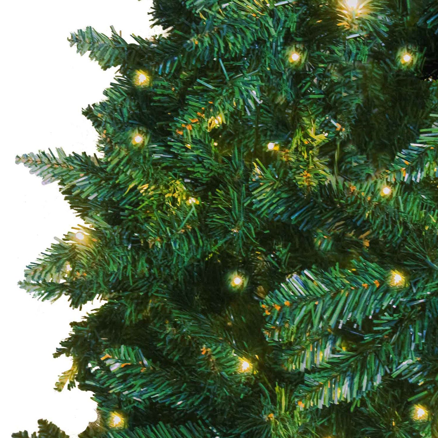 LED Kerstboom – Kunstkerstboom – Kerstversiering – Feestboom – Kerstdecoratie – 180 cm Hoog – 800 Takken – Warmwitte LED Verlichting – Brandvertragend PVC
