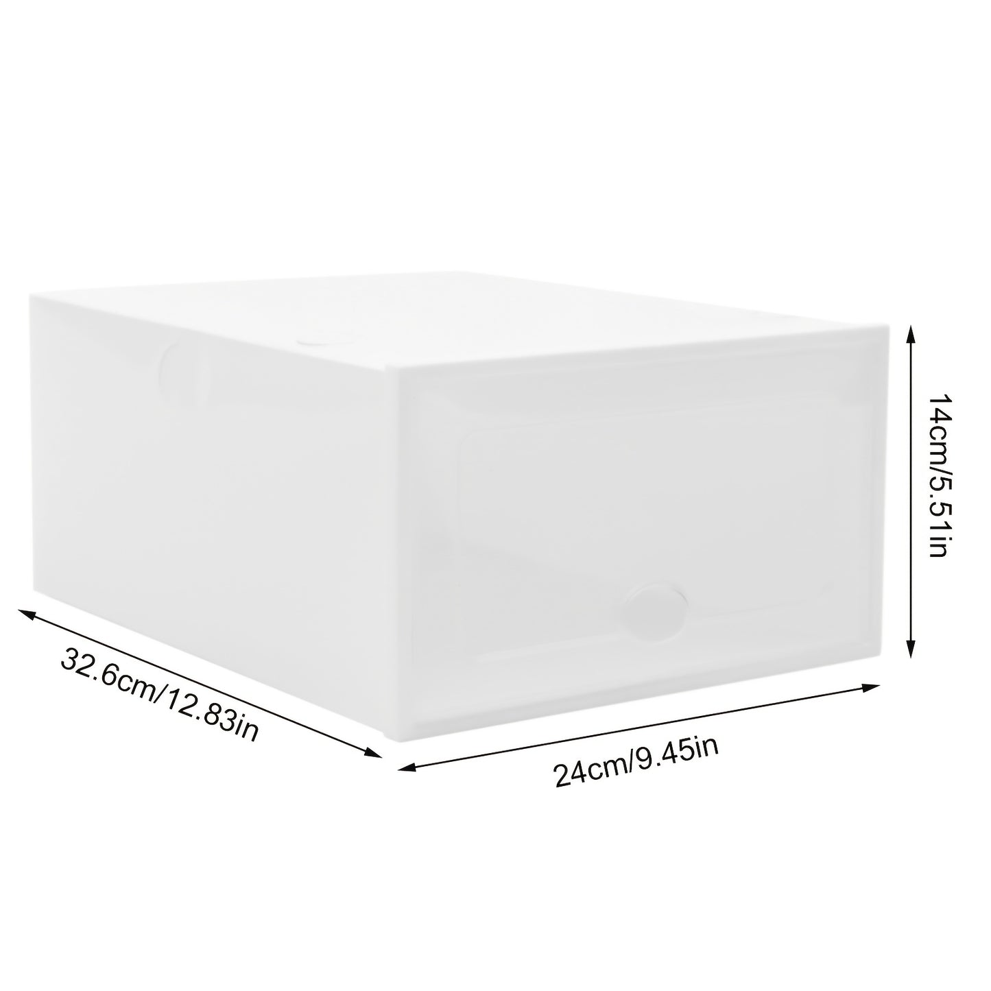 Schoenendozen – Opbergdozen – Schoenverpakking – Stapelboxen – Organizer – 20 Stuks Wit – Waterdicht ABS Plastic – Stapelbaar Met Flip Top Deksel