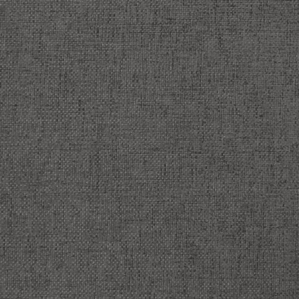 Slaapbank – Bedbank – Logeerbank – 2-Persoonsbank – Slaapbank Donkergrijs – 2-In-1 Ontwerp – Stevig Metalen Frame