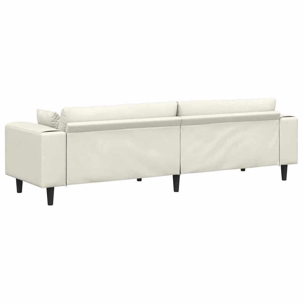Bankstel – Hoekbank – Slaapbank – Loungebank – Zacht Velvet – Donkergrijs – Stevig Houten Frame – Inclusief Ottoman