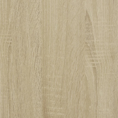 Badkamermeubelset – Badmeubel – Wastafelmeubel – Onderbouwkast – Spiegelkast – Sonoma Eiken Kleur – Duurzaam Hout Met Metalen Poot