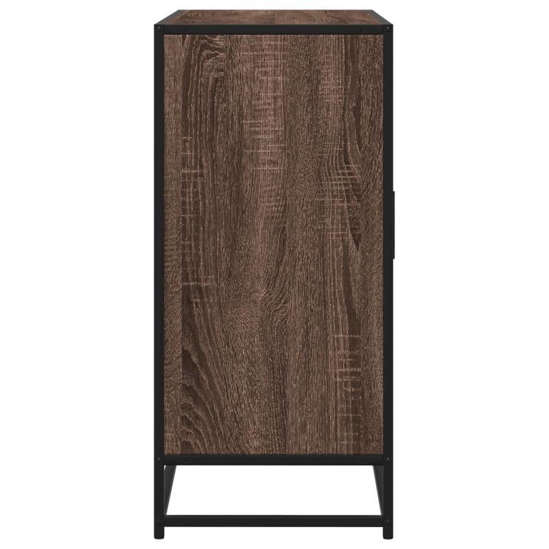 Modern Contemporary Sideboard Cabinet 92x35x76cm - Hardwood & Particle Board, 3 Drawers, 2 Doors, Removable Shelves, No Assembly Required, Floor-Standing Storage for Living Room, Bedroom, Office, Cabinet Storage, Bedroom Orga