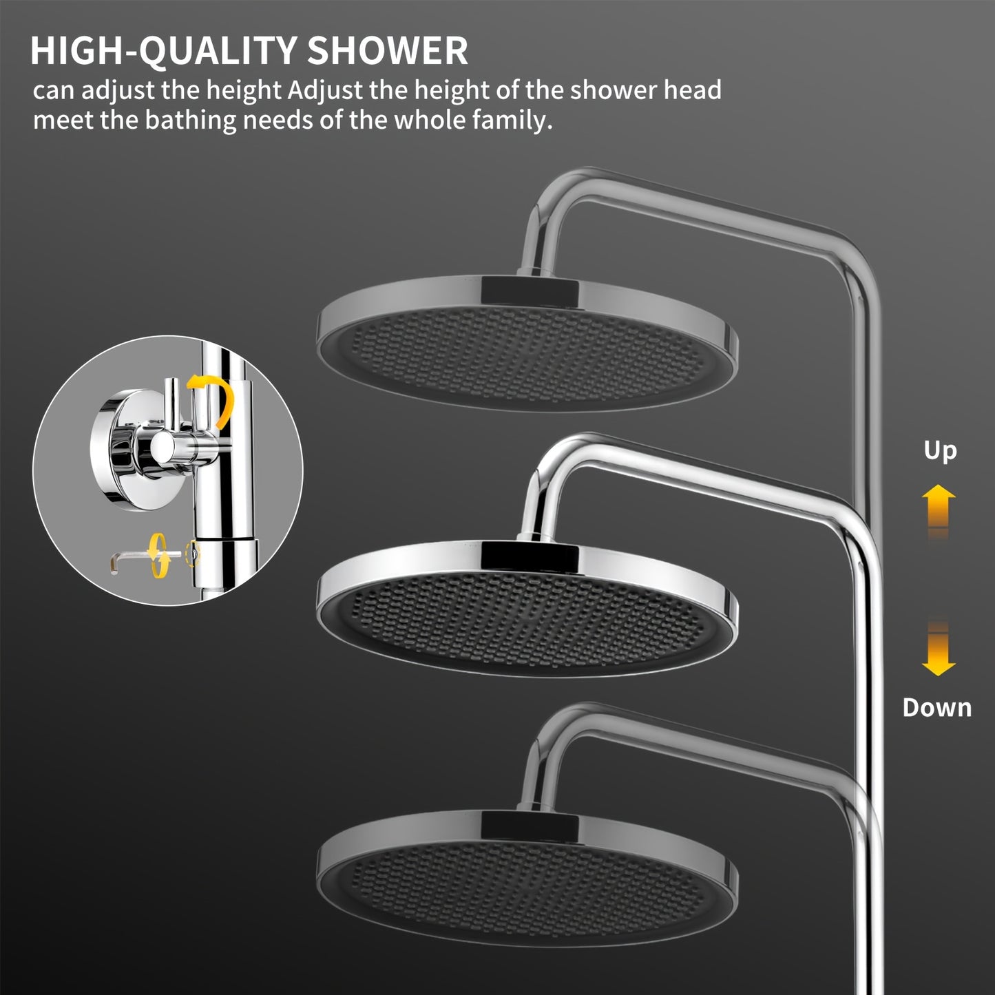 High-Quality Shower System Traditional Constant Temperature Shower Head Set