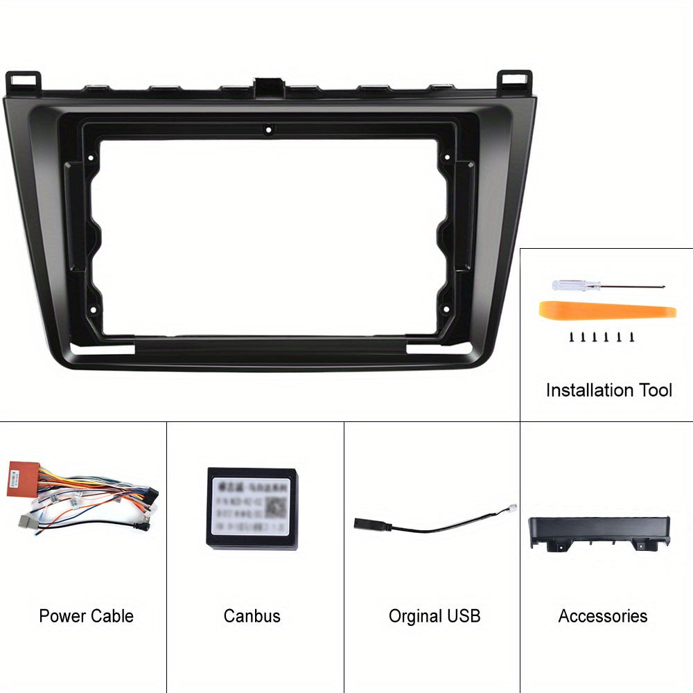 Autorradio – Autoradio – Car Radio – Multimedia Radio – Auto Sound System – Android 15 – 9 Inch 1280P IPS Touchscreen – Draadloze CarPlay & Android Auto – AHD Achteruitrijcamera Met Microfoon
