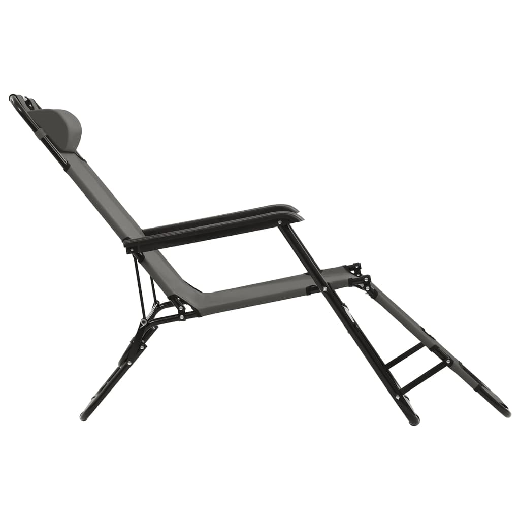 Ligstoelen – Opvouwbare Stoelen – Tuinmeubelen – Strandstoelen – Verstelbare Rugleuning – Weerbestendig Polyester