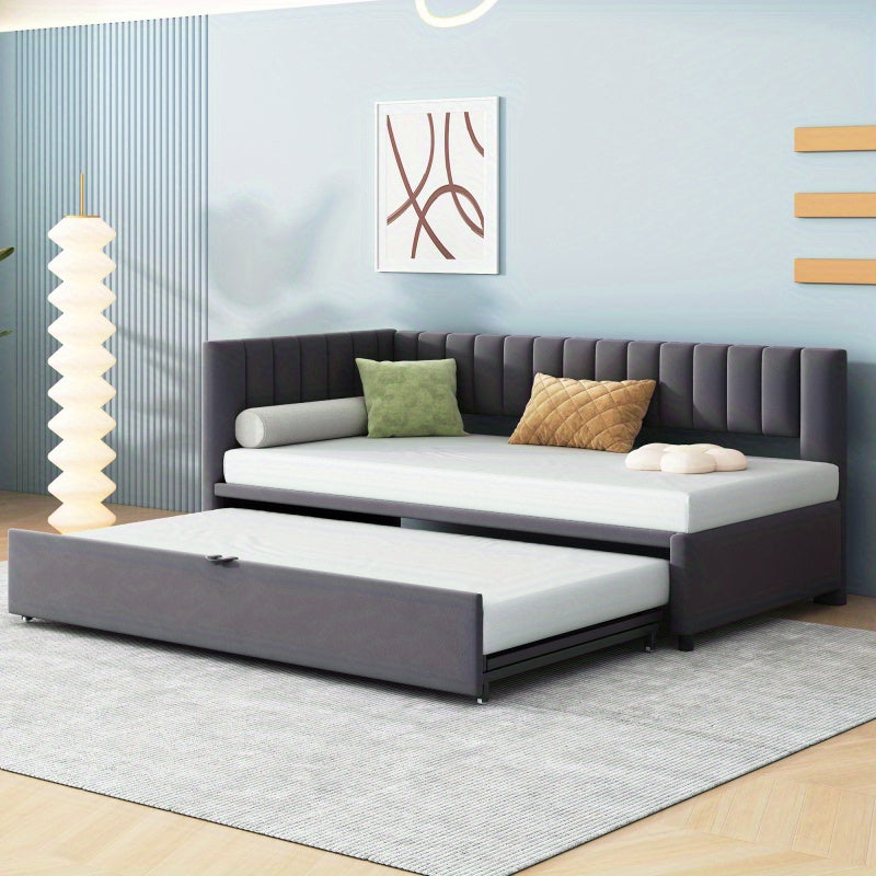 Slaapbank – Bedbank – Logeerbed – Sofa – Bedbank – Ruimtebesparend Design – Luxe Velvet 180x200 cm