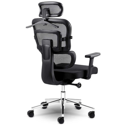 Bureaustoel – Office Chair – Gamingstoel – Bureaukruk – Draaistoel – Ademend Mesh Rugoppervlak – Verstelbare Zithoogte 44-52 cm - Zwart