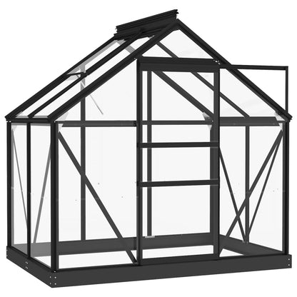 Kweekkas – Tuinkas – Broeikas – Serre – Kas – Aluminium & Stalen Frame – UV-bestendig Thermisch Glas – 155x103x191 cm