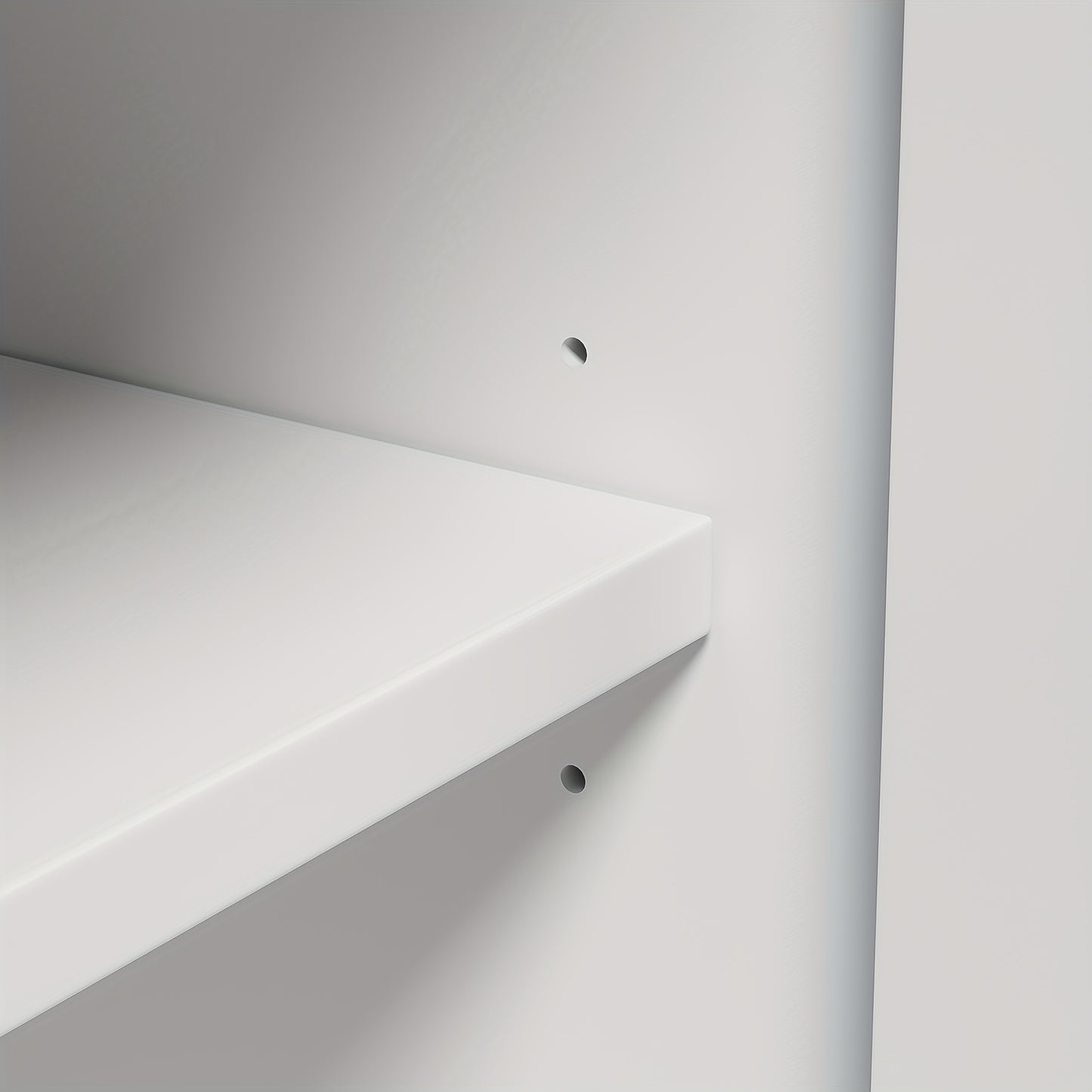 Dressoir – Sideboard – Opbergkast – Kast – Meubel – Wit – 140 cm – Modern Design Met 3D Gebogen Panelen – Verstelbare Planken