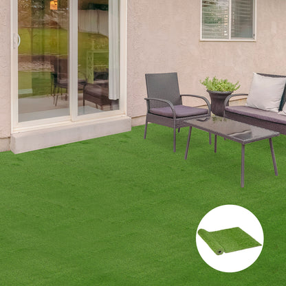 Kunstgrasmat – Kunstgrastapijt – Nepgras – Synthetisch Gras – Groen – 3x1 Meter – 25 mm Dikte – UV- en Weerbestendig