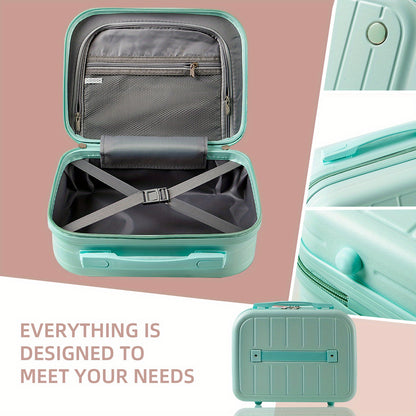 Kofferset – Reiskoffer Set – Trolley – Handbagage – Ruimbagage – PC Materiaal – Krasbestendig & Lichtgewicht – 3-Delig 14/20/28 Inch – Stille Spinner Wielen – Combinatieslot – Goud