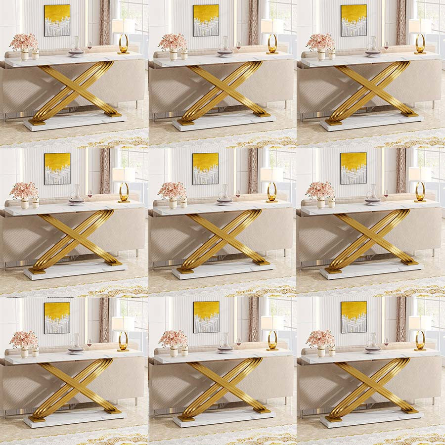 Sidetable – Sidetable Smal – Haltafel – Bijzettafel – Sofa Tafel – Ruimtebesparend Ontwerp – Duurzaam Hardhouten Onderstel