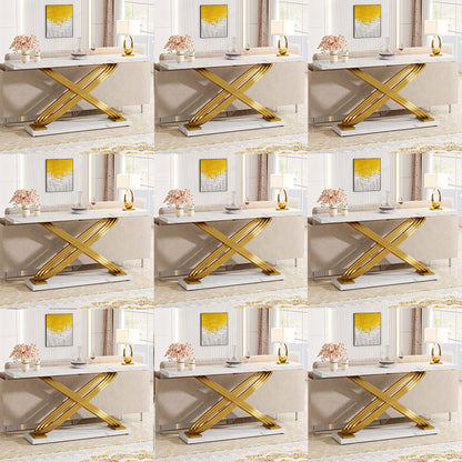 Sidetable – Sidetable Smal – Haltafel – Bijzettafel – Sofa Tafel – Ruimtebesparend Ontwerp – Duurzaam Hardhouten Onderstel