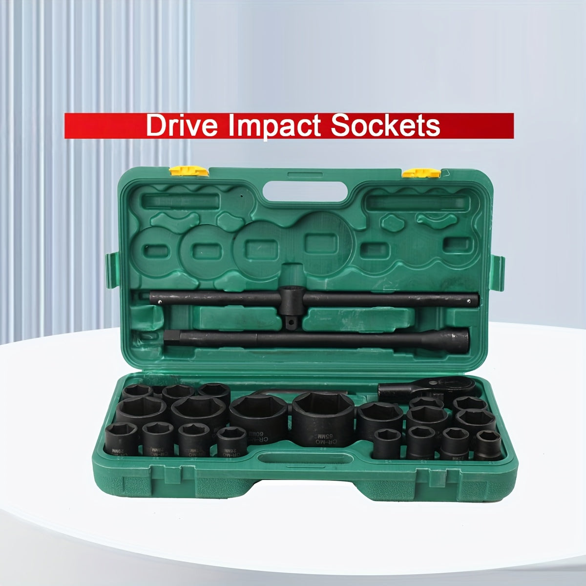 26-TLG 3/4" & 1" Inch 21-65mm Plug Nuts Truck Ratchet Box Plug Key Set