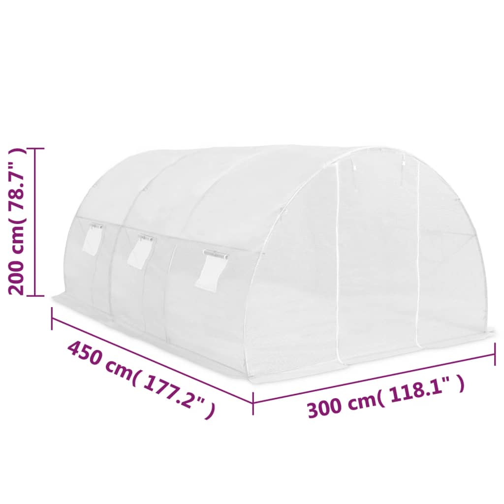 vidaXL Greenhouse Plant Box