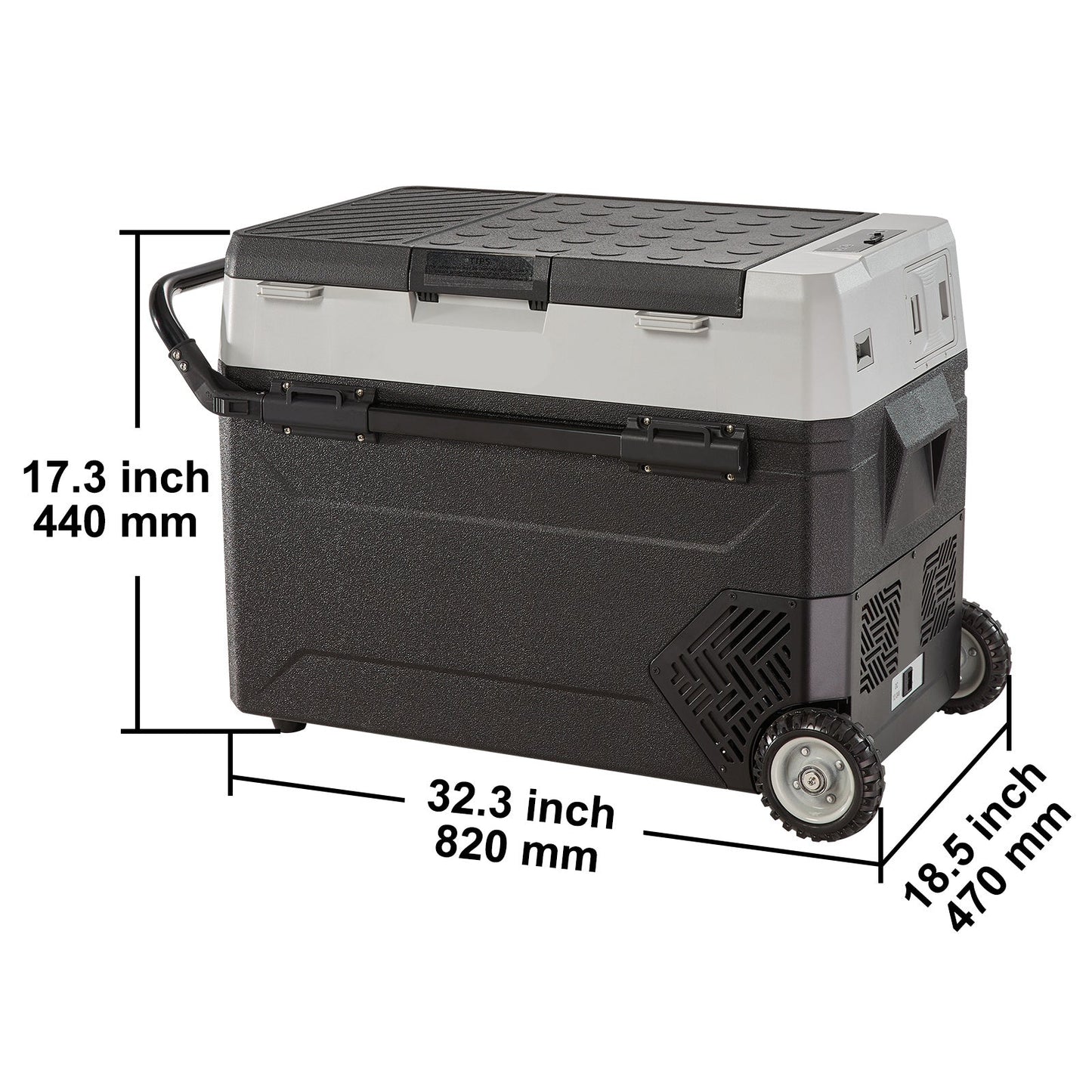 Koel- En Vrieskast – Compacte Koelbox – 12V Koelkast – Mobiele Koelvrieskast – Snel Koelen – Stil En Energiezuinig