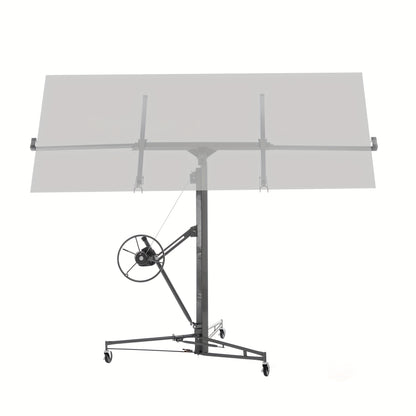 Panelenlift – Gipsplaatlift – Platenlift – Montagehulp – Plaatlift – Verstelbaar Tot 470 cm – Draagvermogen 68 kg – Inklapbaar – Kantelbaar 60°