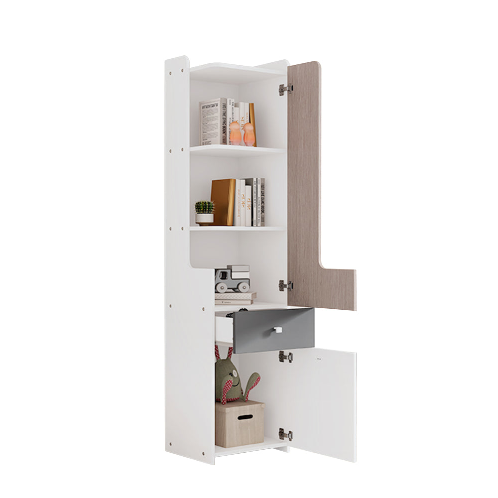 Boekenkast – Opbergkast – Vakkenkast – Kast – Dressoir – Meturen & Lades – Metalen Constructie – Compact Verticaal Design – 68,5 cm Hoog – 45 kg Draagvermogen