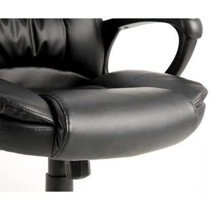 Bureaustoel – Draaistoel – Office Chair – Gamingstoel – Kantoorstoel – Verstelbare Hoogte – Vergrendelbare Kantelfunctie – Zwarte Rubber Wieltjes