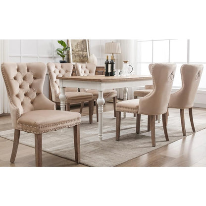 Eetkamerstoelen – Stoelen – Fauteuils – Zitmeubels – Zetels – Set van 2 Moderne Hoge Rugleuning – Comfortabele Velvet Bekleding – Ergonomisch Design