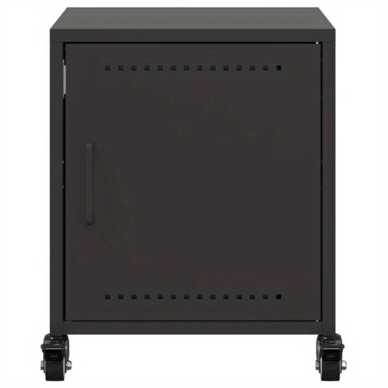 Bedside Tables 2pcs 36X39X43.5 Cm Steel Black