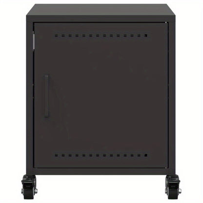 Bedside Tables 2pcs 36X39X43.5 Cm Steel Black