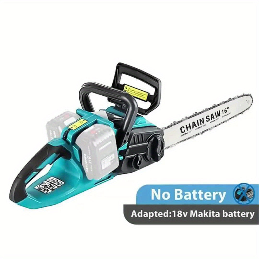 Accukettingzaag – Snoeizaag – Takkenzaag – Handkettingzaag – Elektrische Kettingzaag – 40,64 cm Zaagblad – Automatische Kettingsmering – Antislip Handvat – Inclusief 2 Lithiumbatterijen