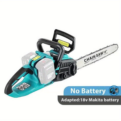 Draadloze Kettingzaag – Elektrische Zaag – Snoeizaag – Tuinzaag – Houtzaag – 40,64 cm Zaagblad – Automatische Oliëring – 2 Lithium Batterijen – Anti-Slip Handvat