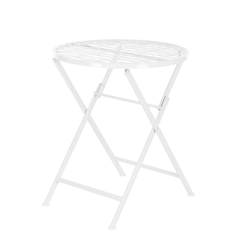 Bistro Set Biella 3pcs Foldable Metal