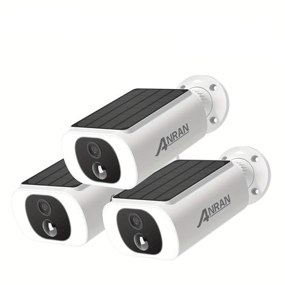 Beveiligingscamera – Camerabewaking – Buitencamera – Draadloze Camera – Bewakingscamera – 2K HD Resolutie – Zonne-energie & Oplaadbare Batterij