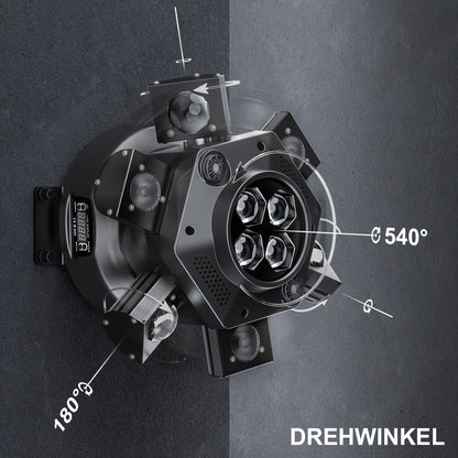 Partyverlichting – Feestverlichting – Stagelicht – Lichtshow – DJ Verlichting – 6-Arms RGBW LED – DMX512 Stuurbaar Met Sterren Effect