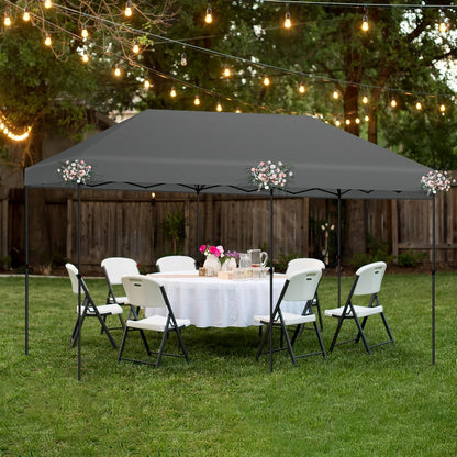 Partytent – Feesttent – Tuintent – Paviljoen – Vouwtent – One-Touch Pop-Up – 3x6 Meter – Versterkt Stalen Frame – Windbestendig