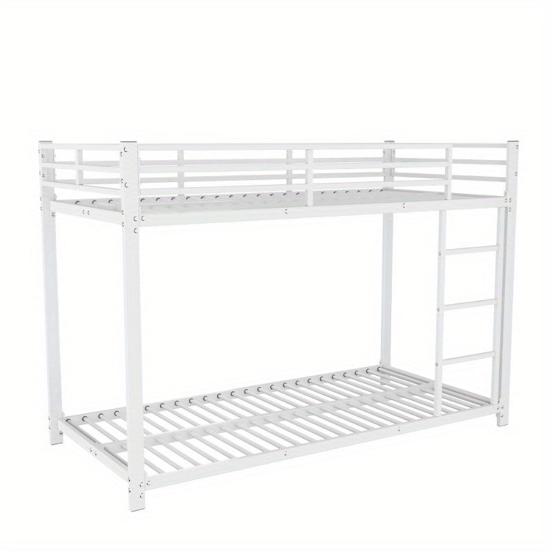 Metalen Stapelbed – Stapelbed – Bunk Bed – Metalen Bedden – 90x200 Cm – Stevig Metaal – Klassiek Wit