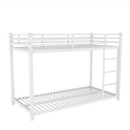 Metalen Stapelbed – Stapelbed – Bunk Bed – Metalen Bedden – 90x200 Cm – Stevig Metaal – Klassiek Wit