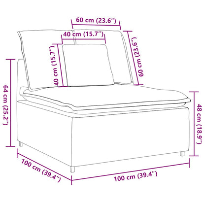 Modulaire Bank – Loungebank – Hoekbank – Zithoek – Bankstel – Donkergroen – Corduroy Stof – Stevig Metalen Frame