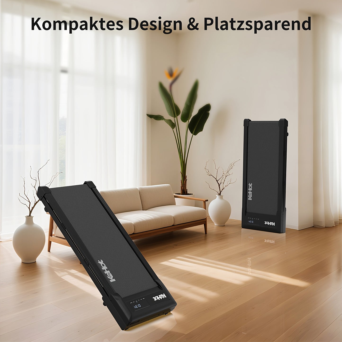Loopband – Wandelband – Treadmill – Walking Pad – Hometrainer – Inklapbaar – 0-9° Helling – 1215x515 mm Loopvlak