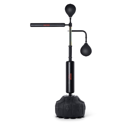 Reflex Bokszak – Bokszak – Speed Bag – Trainingszak – Strike Bag – Zwarte Variant – Verstelbare Hoogte – 360° Draaibare Paal