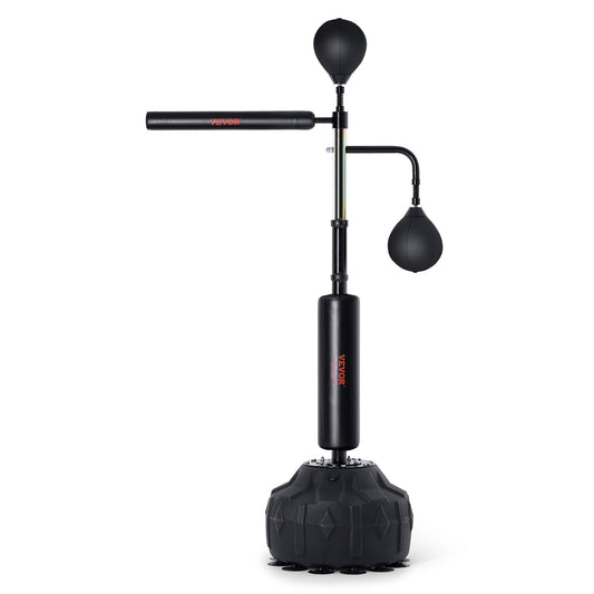Reflex Bokszak – Bokszak – Speed Bag – Trainingszak – Strike Bag – Zwarte Variant – Verstelbare Hoogte – 360° Draaibare Paal