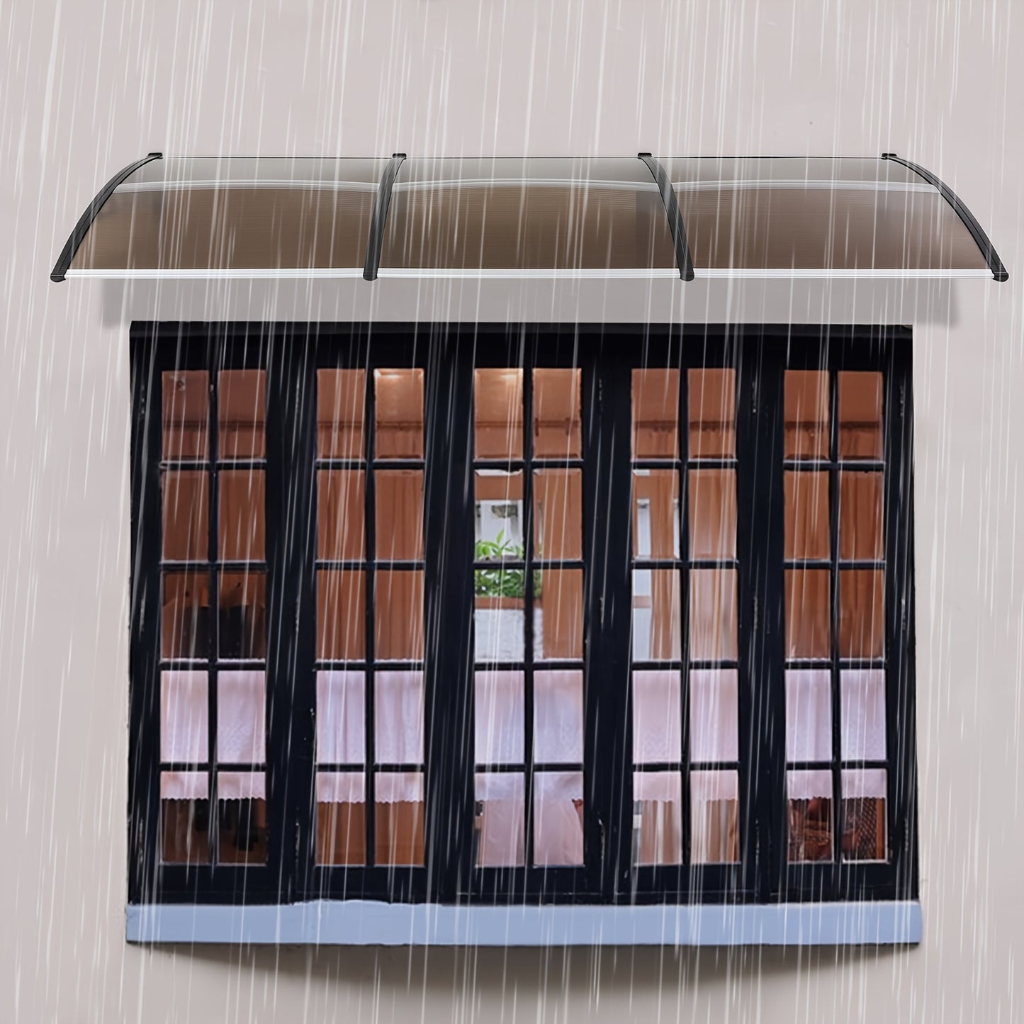 Sturdy And Durable High Stability Pre-drilled Holes Temporary Not for Permanent Purposes Removable Canopy for Front And Rear Entrances, Bike Shelters, Gazebos, Grape Arbors, Guardrails, Balconies, Windows, Patios, Garages, St
