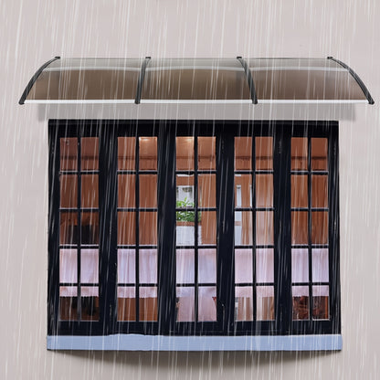 Sturdy And Durable High Stability Pre-drilled Holes Temporary Not for Permanent Purposes Removable Canopy for Front And Rear Entrances, Bike Shelters, Gazebos, Grape Arbors, Guardrails, Balconies, Windows, Patios, Garages, St