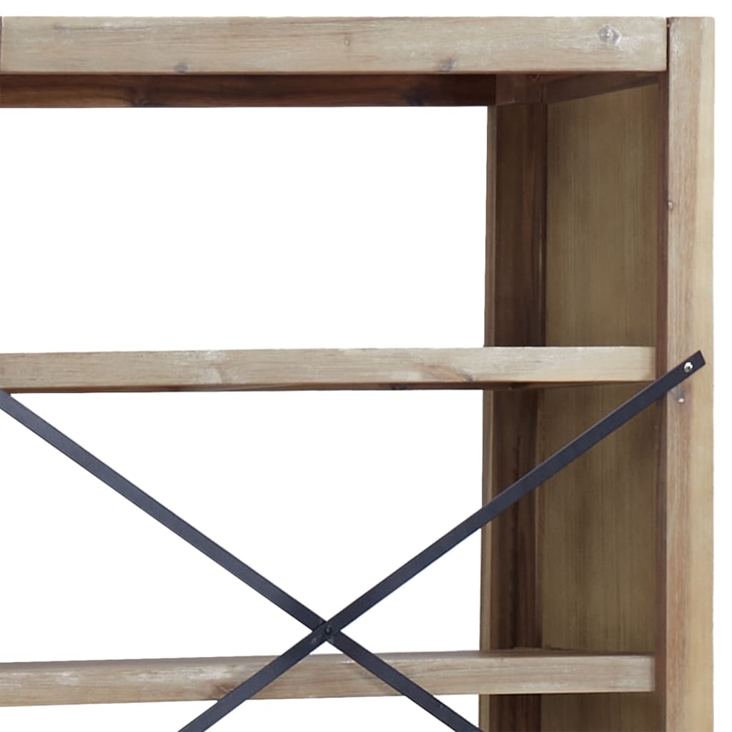 Boekenkast – Boekenkastje – Boekenrek – Vakkenkast – Stellingkast – Massief Acaciahout – 7 Open Planken