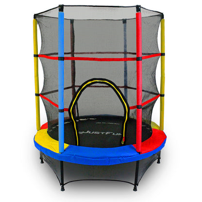 Trampoline – Kindertrampoline – Springkussen – Minitrampoline – Indoor Trampoline – Ø 140 cm – Veiligheidsnet 125 cm – UV-bestendig Mat