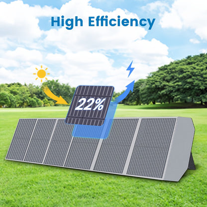 Draagbaar Zonnepaneel – Solar Charger – Opvouwbaar Zonnepaneel – Mobiele Zonne-energie – Outdoor Zonnepaneel – 200W Vermogen – USB-C en PD Uitgangen