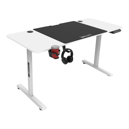 Tuinsettafel – Tuintafel – Bureau – Verstelbare Tafel – Werktafel – Hoogte Verstelbaar – Donkerhout Look – 140x60 cm
